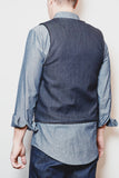 HEAVY VEST RAW DENIM