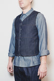 HEAVY VEST RAW DENIM