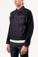 SNAP JACKET RAW DENIM