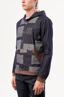 HOODED SHIRT SASHIKO