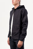 HOODED SHIRT RAW DENIM