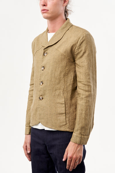 RAILMAN JACKET PURE LINEN